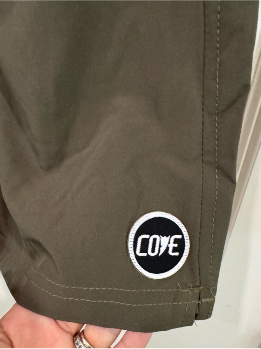 ❤️ 2/$37 COVE Olive Active hybrid athlete/swim  shorts 5” inseam $48 - Picture 8 of 10